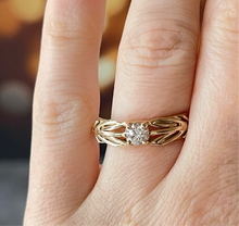 Load image into Gallery viewer, 14k Diamond Solitaire Engagement Ring