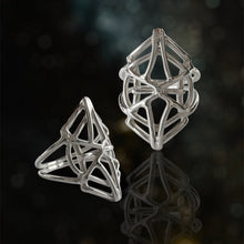 Load image into Gallery viewer, Emerge Ring 4 Argentium Silver