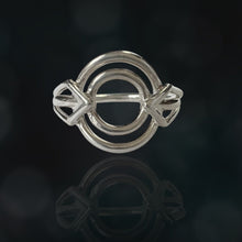 Load image into Gallery viewer, Emerge Ring 8 Argentium Silver