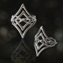 Load image into Gallery viewer, Emerge Ring 10 Argentium Silver