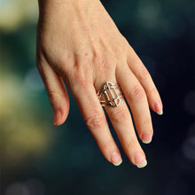 Load image into Gallery viewer, Emerge Ring 12 Argentium Silver