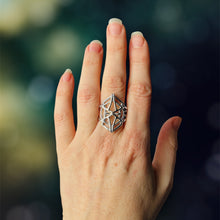 Load image into Gallery viewer, Emerge Ring 4 Argentium Silver