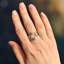 Load image into Gallery viewer, Emerge Ring 8 Argentium Silver