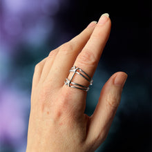 Load image into Gallery viewer, Emerge Ring 9 Argentium Silver
