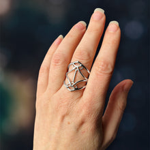 Load image into Gallery viewer, Emerge Ring 11 Argentium Silver