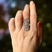 Load image into Gallery viewer, Emerge Ring 7 Argentium Silver