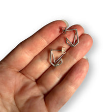 Load image into Gallery viewer, Hex Mini Hoops