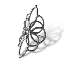 Load image into Gallery viewer, Wire Lace Argentium Silver Ring 05