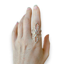 Load image into Gallery viewer, Wire Lace Argentium Silver Ring 05