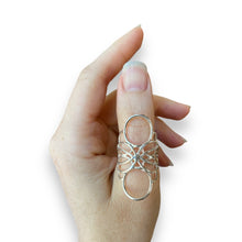 Load image into Gallery viewer, Wire Lace Argentium Silver Ring 06