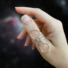 Load image into Gallery viewer, Wire Lace Argentium Silver Ring 06