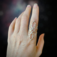 Load image into Gallery viewer, Wire Lace Argentium Silver Ring 05