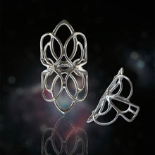 Load image into Gallery viewer, Wire Lace Argentium Silver Ring 04