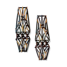 Load image into Gallery viewer, Statement Double Dangling Openwork Earrings