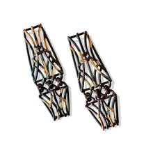 Load image into Gallery viewer, Statement Double Dangling Openwork Earrings
