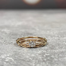 Load image into Gallery viewer, 14k Diamond Solitaire Engagement Ring