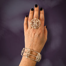 Load image into Gallery viewer, Compass Argentium Silver Statement Ring