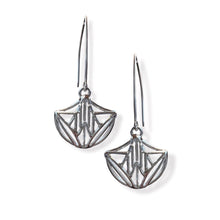 Load image into Gallery viewer, Moonboat Dangle Earrings
