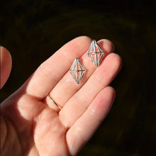 Load image into Gallery viewer, Geo Diamond Studs