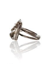 Load image into Gallery viewer, Raw Surface Pyrite Statement Ring