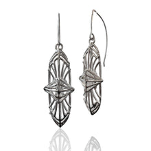 Load image into Gallery viewer, Ellipse Dangle Earrings