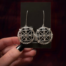Load image into Gallery viewer, Compass Dangle Earrings