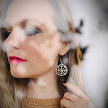 Load image into Gallery viewer, Compass Dangle Earrings