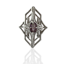 Load image into Gallery viewer, Purple Tourmaline Supernova Ring
