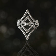 Load image into Gallery viewer, Emerge Ring 10 Argentium Silver
