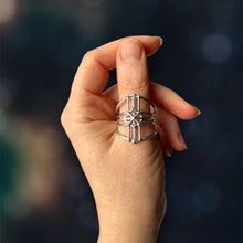 Load image into Gallery viewer, Emerge Ring 6 Argentium Silver
