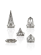Load image into Gallery viewer, The Angular 5 Piece Ring Collection
