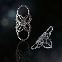 Load image into Gallery viewer, Wire Lace Argentium Silver Ring 02
