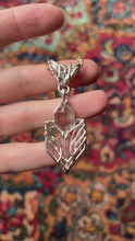 Load and play video in Gallery viewer, Clear Quartz Amulet Pendant
