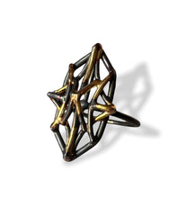 Load image into Gallery viewer, Elongated Hexagon Openwork Ring
