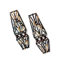Load image into Gallery viewer, Statement Double Dangling Openwork Earrings
