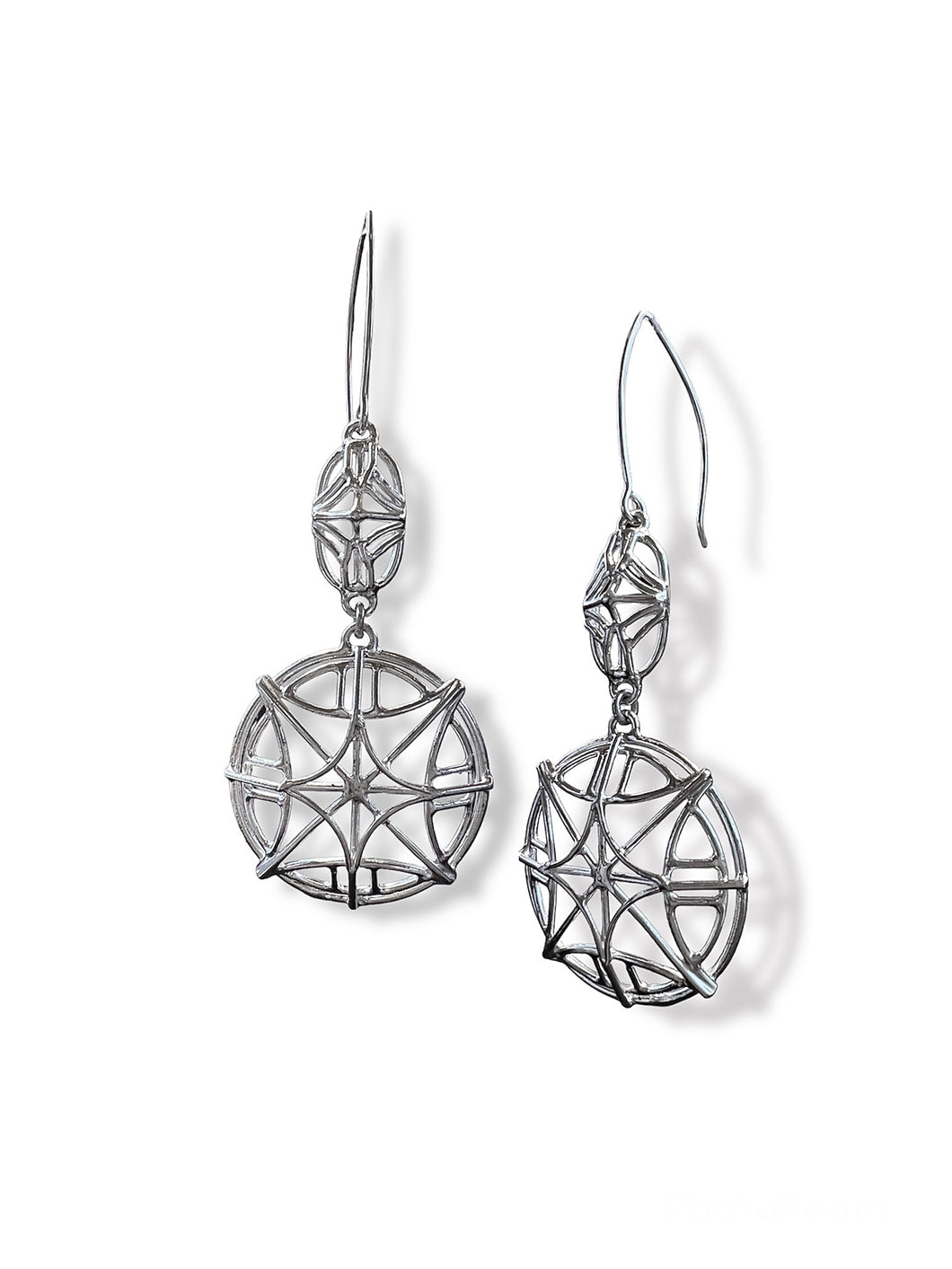 Stargazer Statement Double Dangling Earrings