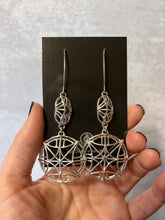 Load image into Gallery viewer, Stargazer Statement Double Dangling Earrings
