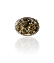 Load image into Gallery viewer, Raw Surface Pyrite Statement Ring
